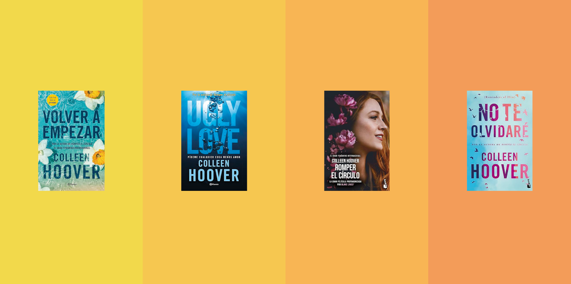 Impresionantes libros de Colleen Hoover